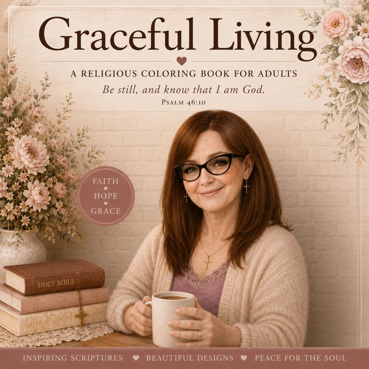 Graceful Living Religious Coloring Book