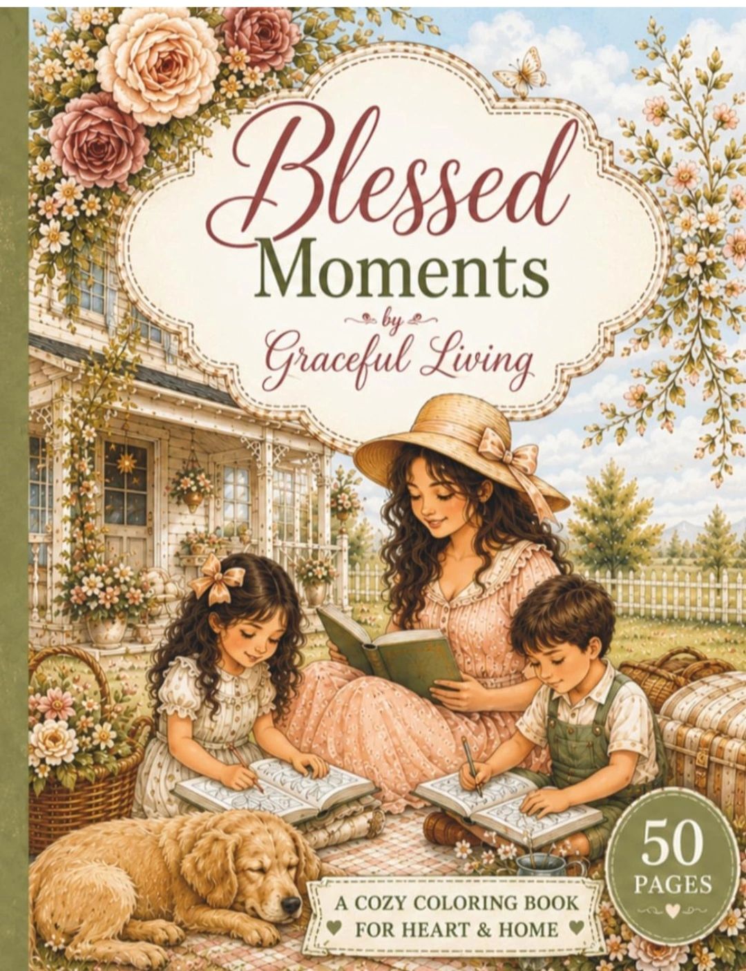 Blessed Moments Coloring Book