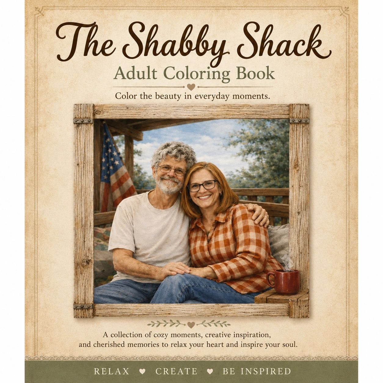 The Shabby Shack Adult Coloring Book